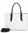 Replay Shopper Shopper Bag With Double Handle black optical white