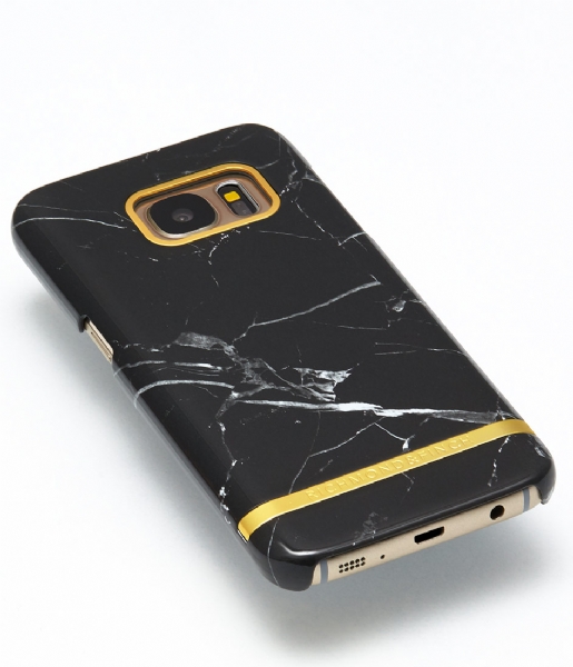 Richmond & Finch Smartphone cover Samsung Galaxy S7 Edge Cover Marble Glossy black marble (12)