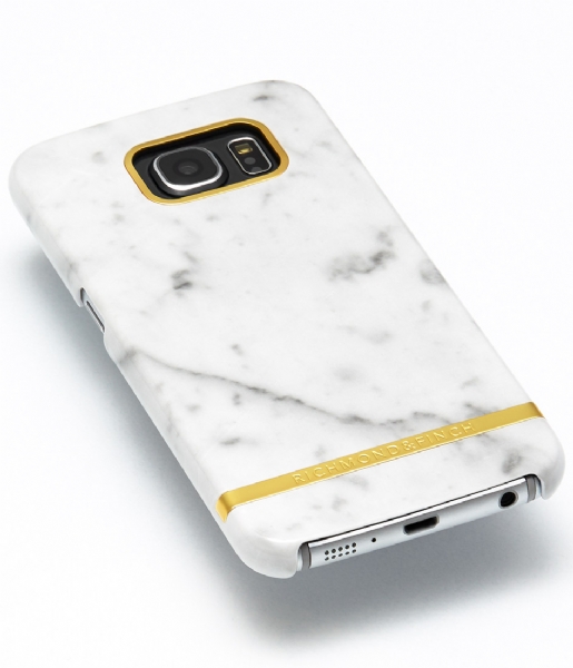Richmond & Finch Smartphone cover Samsung Galaxy S6 Cover Marble Glossy white marble (11)