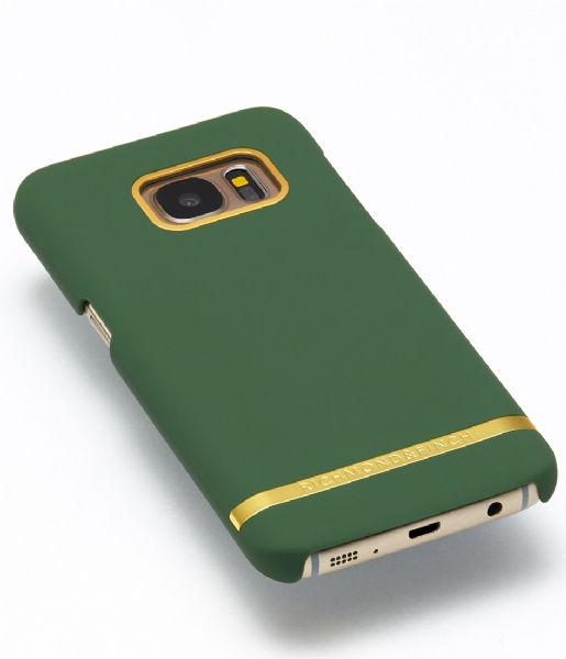 Richmond & Finch Smartphone cover Samsung Galaxy S7 Edge Cover Classic Satin emerald satin (18)