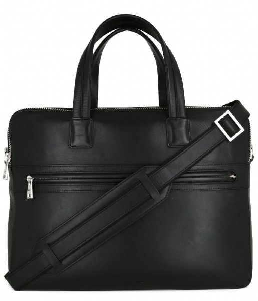 Royal RepubliQ Laptop Shoulder Bag Analyst Day Bag 15 Inch Black (10011)
