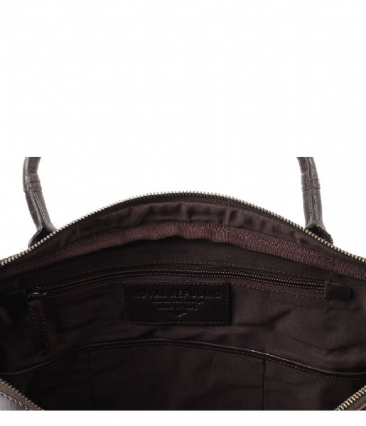 Royal RepubliQ Laptop Shoulder Bag Explorer Laptop Bag Double 17 Inch brown