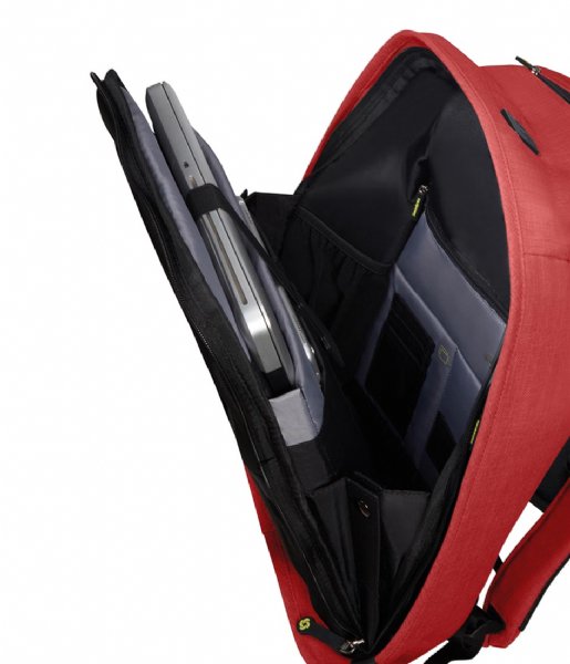 Samsonite Laptop Backpack Securipak Laptop Backpack 15.6 Inch Garnet Red (1361)