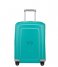 Samsonite Hand luggage suitcases S Cure Spinner 55/20 Aqua Blue (1012)