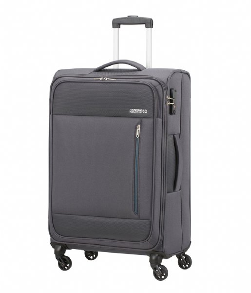American Tourister  Heat Wave Spinner 68/25 Charcoal Grey (1175)