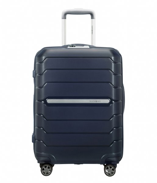 Samsonite Hand luggage suitcases Flux Spinner 55/20 Expandable Navy Blue