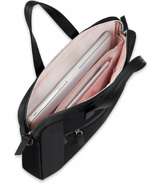 Samsonite Laptop Shoulder Bag Eco Wave Bailhandle 15.6 Inch Black (1041)