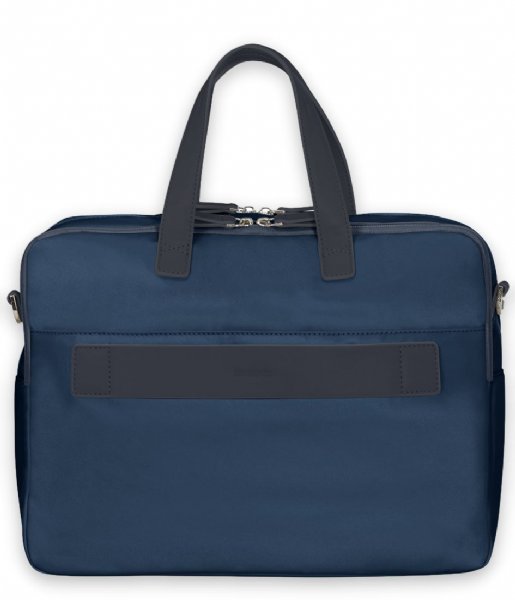 Samsonite Laptop Shoulder Bag Eco Wave Bailhandle 15.6 Inch 2 Comp Midnight Blue (1549)