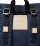 Sandqvist Laptop Backpack Bernt 13 Inch navy with natural leather (1373)