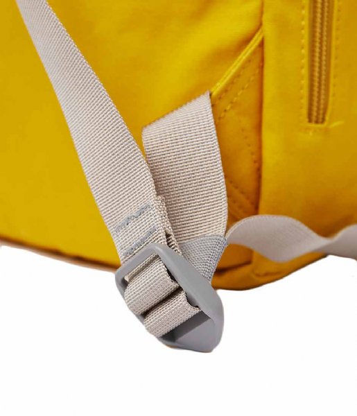 Sandqvist Everday backpack Kaj Yellow with Grey webbing (SQA1676) 