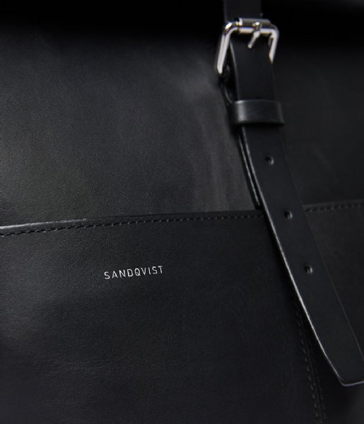 Sandqvist Everday backpack Antonia Leather Black (SQA641)