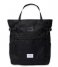 Sandqvist Everday backpack Roger 15 Inch black with black leather (1383)