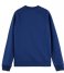 Scotch and Soda  Crew Sweater In Organic Cotton Sweat Americana Blue (4543)