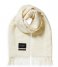 Scotch and Soda Scarf Fringed woven Wool scarf Arctic White (4309)