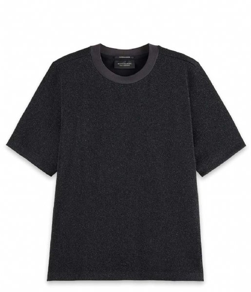 Scotch and Soda T shirt Loose fit T-shirt Black (8)