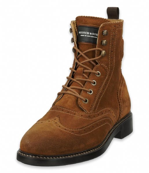 Scotch and Soda Lace-up boot Jay Cognac (S45)