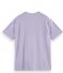 Scotch and Soda T shirt Organic cotton garment dyed pique crewneck t shirt Lilac (0706)