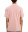 Scotch and Soda T shirt Organic cotton garment dyed pique polo with washing Wild Pink (3196)