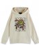 Scotch and Soda  Girls Loose-fit artwork hoodie Off White (1)