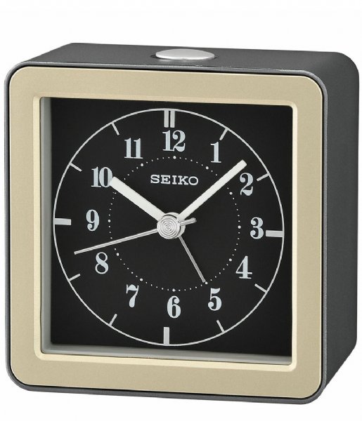 Seiko Alarm clock QHE082N Dark Silver