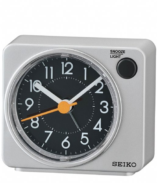 Seiko Alarm clock QHE100A Silver
