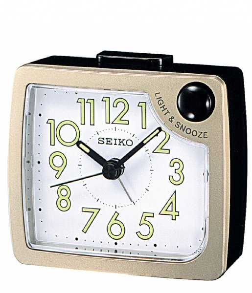 Seiko Alarm clock QHE120G Creme