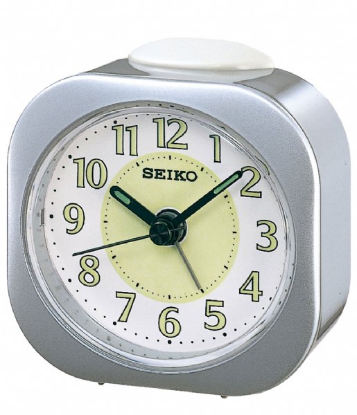 Seiko Alarm clock QHE121S Zilver