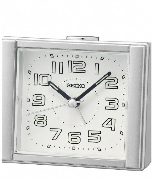 Seiko Alarm clock QHE189S Silver