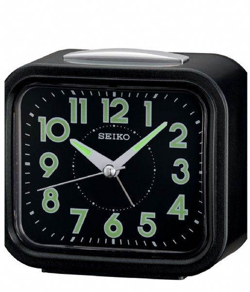 Seiko Alarm clock QHK023J Zwart