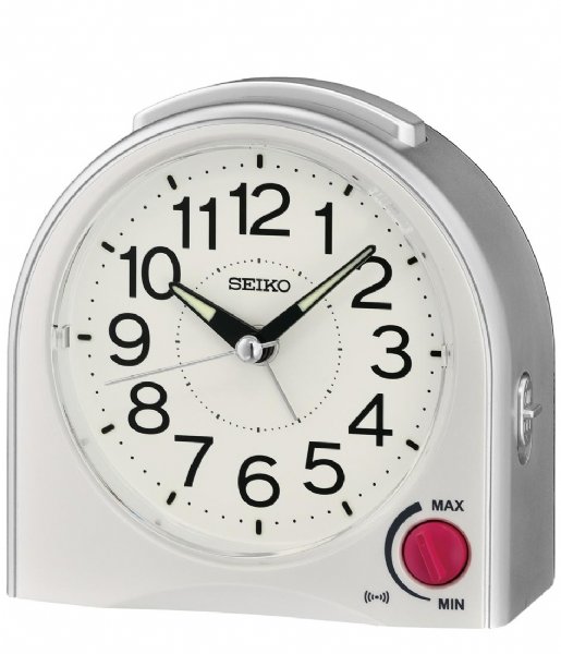 Seiko Alarm clock QHE192S Zilverkleurig