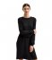Selected Femme Dress SLFTenny O-Neck Sweat Dress Black