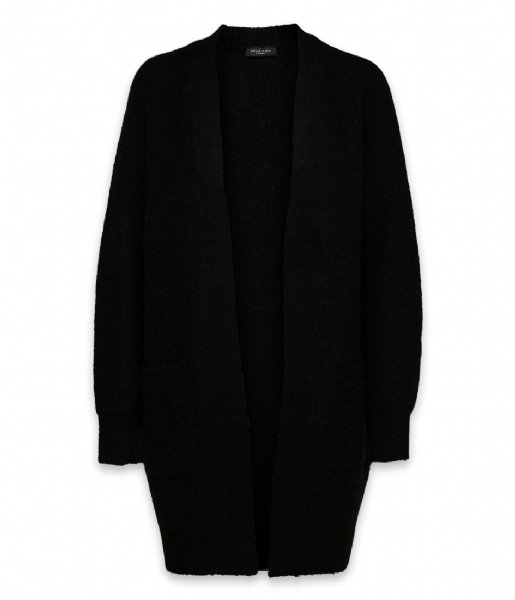 Selected Femme Cardigan Lulu Long Sleeve Knit Long Cardigan B Black
