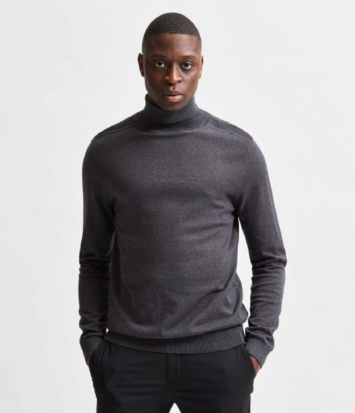 Selected Homme  Berg Roll Neck B Antracit