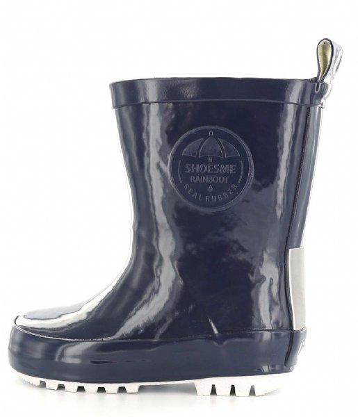 Shoesme Rain boot Rubber Laars met Fleece Sock Dark blue