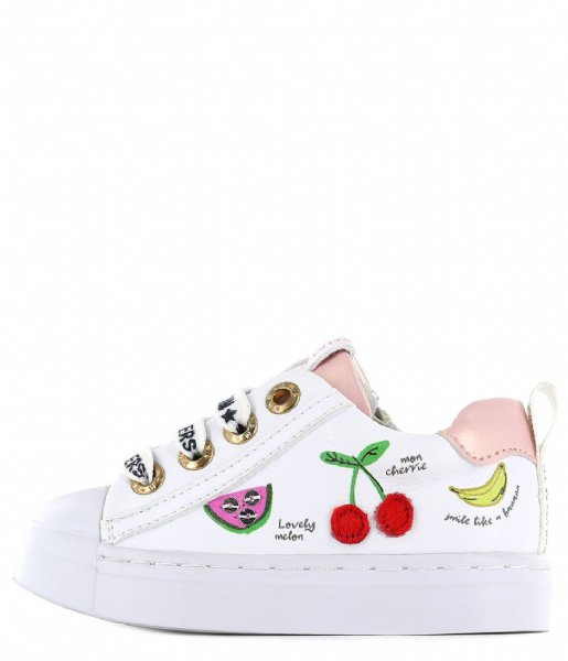 Shoesme Sneaker Shoesme Trainer White cherry