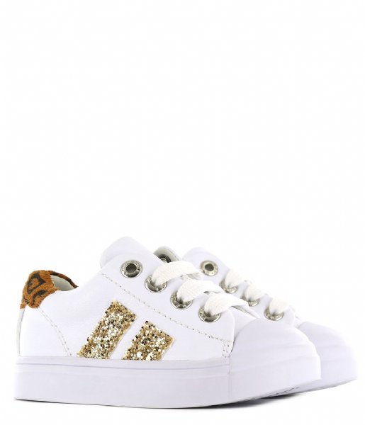 Shoesme Sneaker Shoesme Trainer White gold