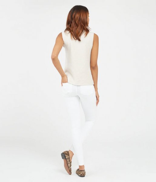 Spanx White Jean-Ish Ankle Leggings