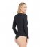 Spanx Top Suit Yourself Bodysuit Long Sleeve V-Neck Classic Black (99975)