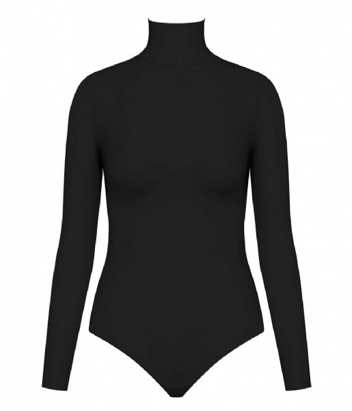 Spanx Top Suit Yourself Bodysuit Turtleneck Long Sleeve Classic Black (99975)