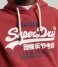 Superdry  Vintage Vl Classic Hood Rich Red Marl (OFL)