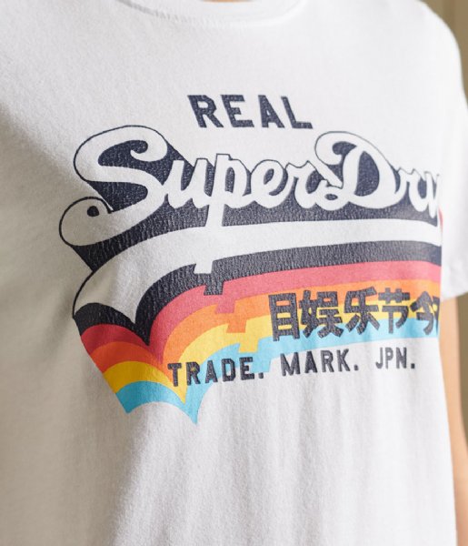 Superdry T shirt Vl Tee Optic (01C)
