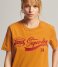 Superdry T shirt Vintage Script Style Coll Tee Thrift Gold Marl (6RG)
