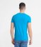 Superdry T shirt Orange Label Neon Lite Tee Electric Blue (89G)