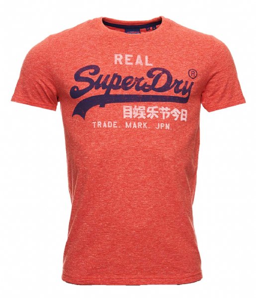Superdry T shirt Vintage Logo Premium Goods Tee Grenadine Grindle (3BA)
