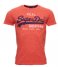 Superdry T shirt Vintage Logo Premium Goods Tee Grenadine Grindle (3BA)
