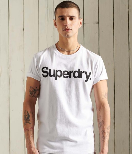 Superdry T shirt Core Logo Tee Optic (01C)