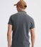 Superdry T shirt Poolside Pique Short Sleeve Polo Black/Grey Marl (NLN)