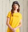 Superdry T shirt Core Logo Workwear Tee Springs Yellow (QLI)
