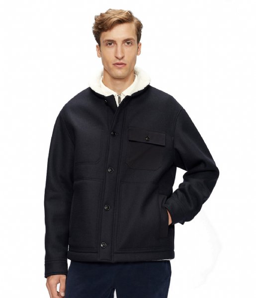 Ted Baker jacket Jansky Bonded Wool Jacket Navy (10)