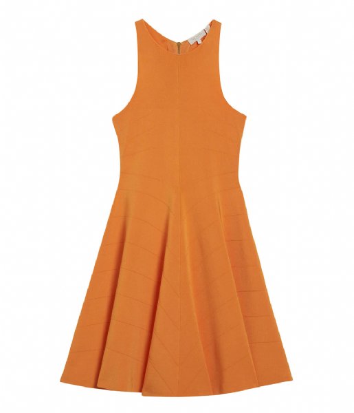 Ted Baker Dress Salny Rayon Flippy Knit Dress Dark Orange